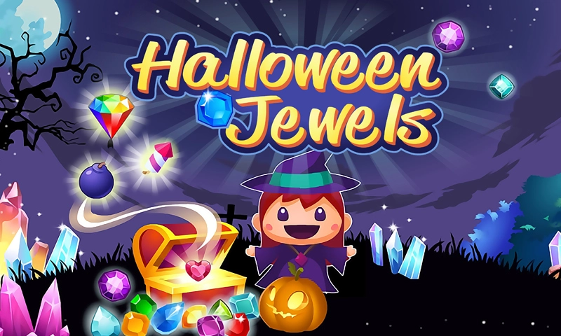 Halloween Jewels – Match3Spellen.nl